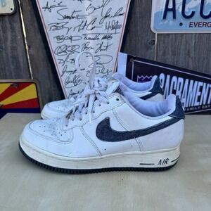 RARE VNDS 2002‎ SZ 7.5 Nike Air Force 1 Low Denim 624040-143 White Navy Jordan